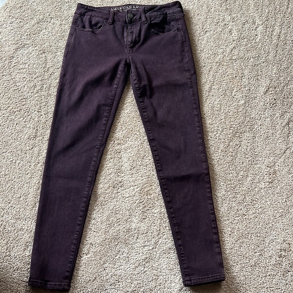 American Eagle Women’s Plum Jegging - Picture 2 of 4